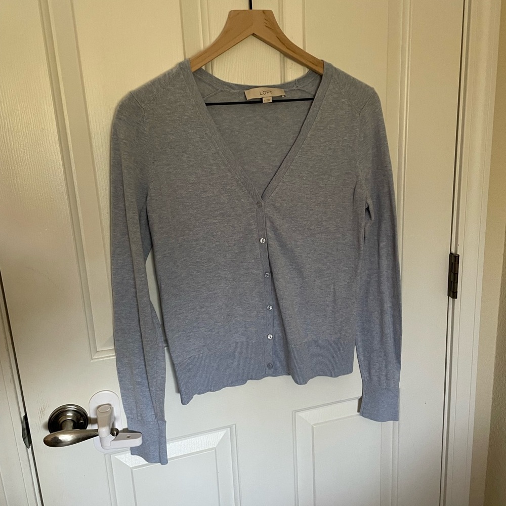 Loft light blue sweater